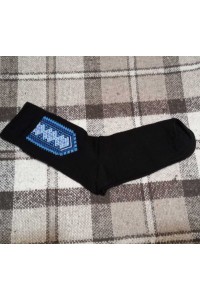 Men's socks embroidered 004, size 25 (39-41)