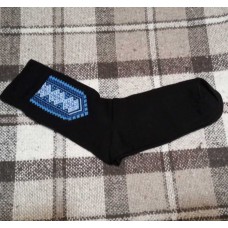 Men's socks embroidered 004, size 25 (39-41)