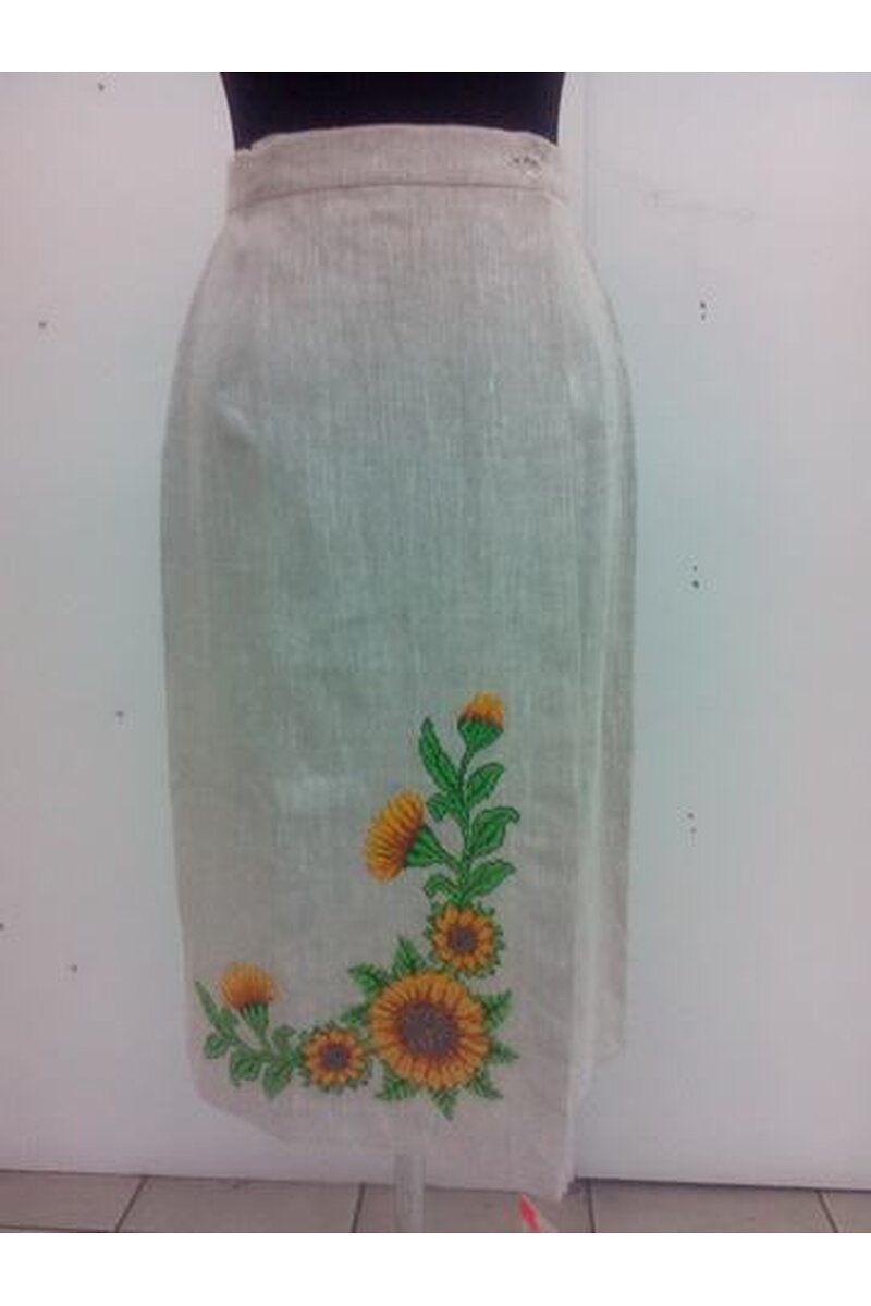 Sunflowers sheet - 1 element (from suit flax)