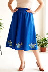 Cornflower blue skirt - 1 item