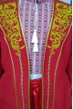 Men's red suite with embroidery