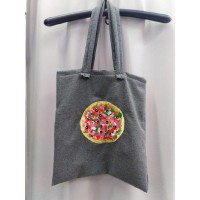 Пицца, сумка с вышивкой Пицца, сумка с вышивкой Сумки и кепки  1 