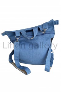 Рюкзак "Фундук" з вишивкою, синього кольору