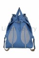 Рюкзак "Фундук" з вишивкою, синього кольору Рюкзак "Фундук" з вишивкою, синього кольору