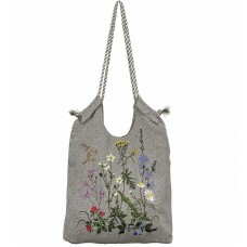 Valley, shopper bag with embroidery