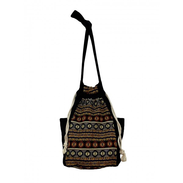 Stryi, shopper bag with embroidery