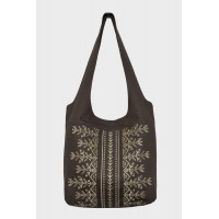 Bag with embroidery Sage