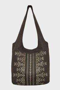 Bag with embroidery Sage