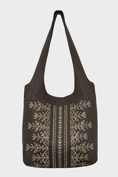 Bag with embroidery Sage