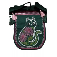 Гаман-ладунка, вышитая поясом Котик