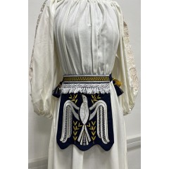 Gaman-ladunka embroidered with the belt of the Bird
