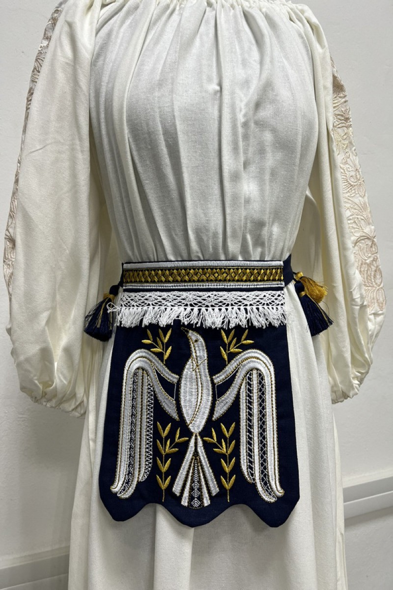 Gaman-ladunka embroidered with the belt of the Bird