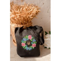 Cумка  шопер Бузина Сумка-шопер виготовлення зі щільної бавовни, оздоблена вишивкою.