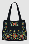 Linen bag with Terén embroidery