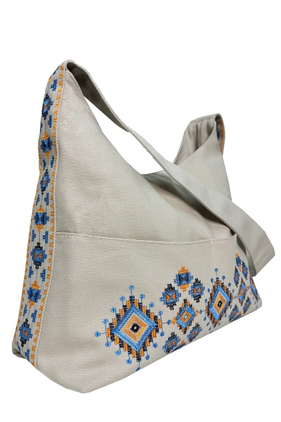 Bag with  embroidery, Guelder rose
