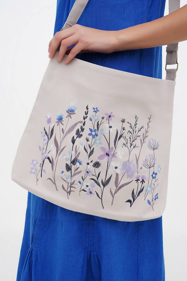 Linen bag with embroidery Pryluky