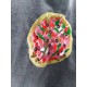Pizza, bag with embroidery