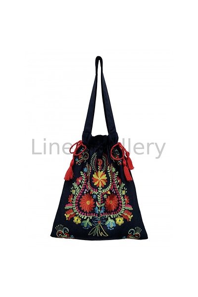 Amphora, a sack bag with embroidery
