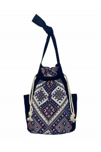 Stryi, shopper bag with embroidery