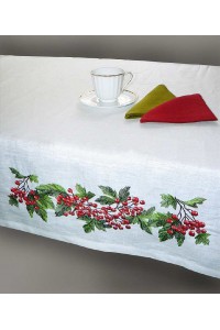 Viburnum, linen table set