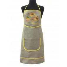 Sunflowers, apron for the kitchen