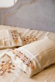 Bedding set for with embroidery Carpathian colors