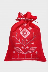 Мішечок Ватра червоного кольору
