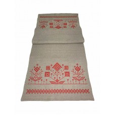 Vatra. linen path on the table