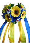 Large corolla Sunflowers - Cornflowers