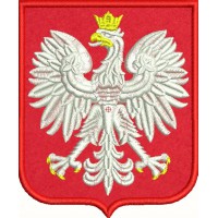 Дизайн вишивки Герб Польщі 