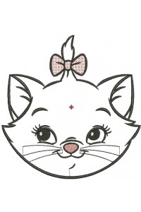 Machine Embroidery Design Cat