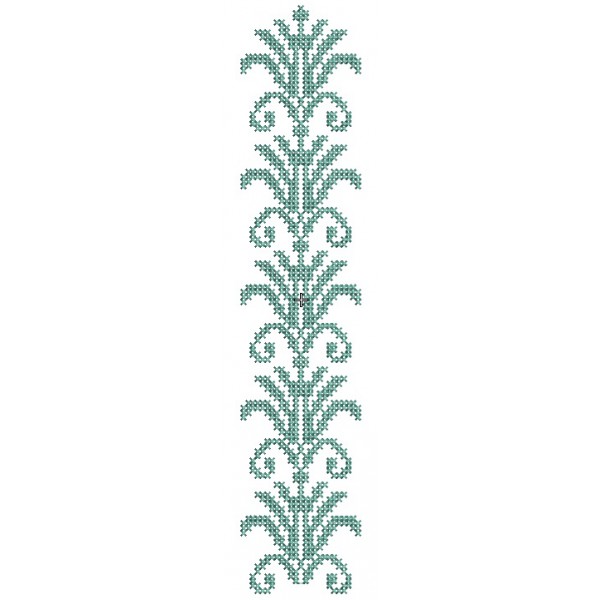 Machine embroidery designs Cross ornament