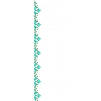 Machine embroidery designs Cross ornament