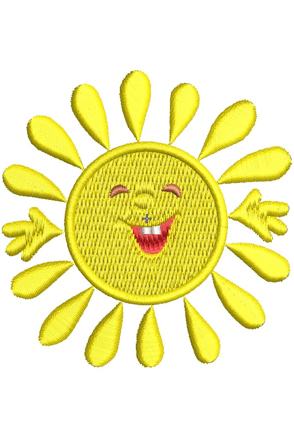 Machine embroidery designs Sun-Sunshine