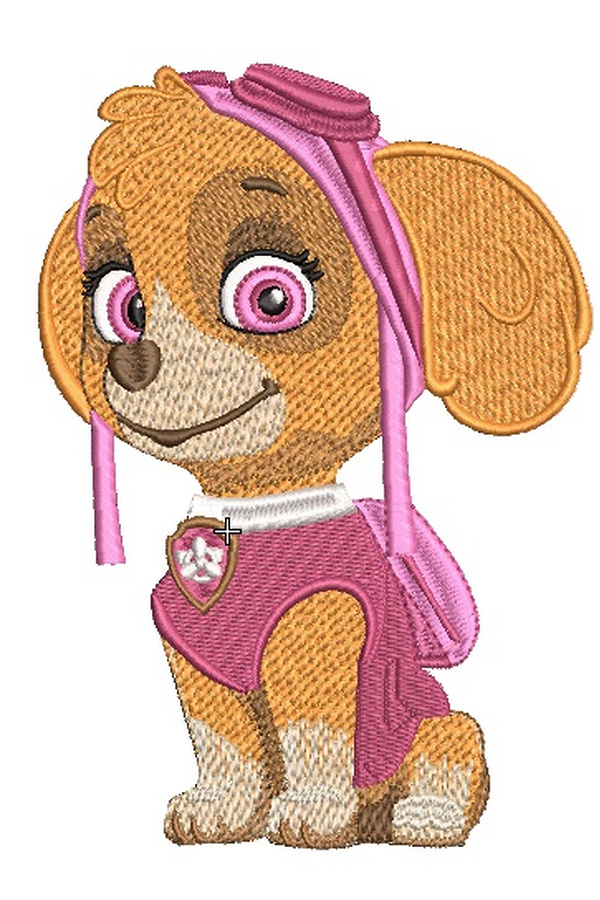 Skye - Paw Patrol machine embroidery design