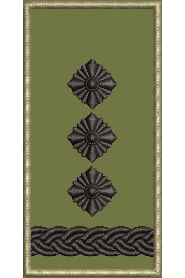 Дизайн для машинної вишивки Погон ЗСУ Полковник