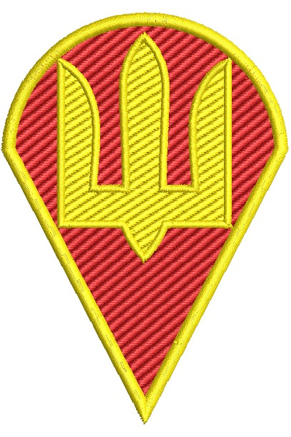 Дизайн машинной вышивки Шеврон ДШВ