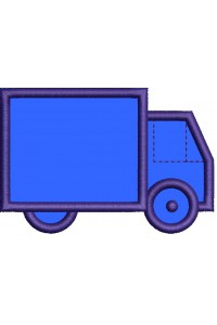 Machine embroidery design, Truck