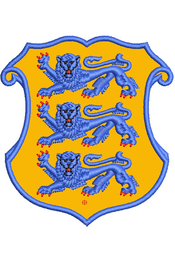 Дизайн вишивки Герб Естонії