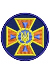 Дизайн машинної вишивки Кокарда ДСНС