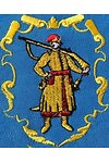 Казак с ружьем Дизайн машинной вышивки