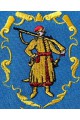 Cossack with a gun, Machine embroidery design