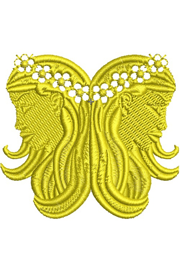 Дизайн для машинной вышивки Близнецы, знак зодиака Близнецы