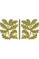 Machine embroidery design for a shirt, Oak