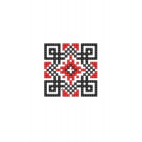 Machine embroidery design cross-stitch stripe Roses