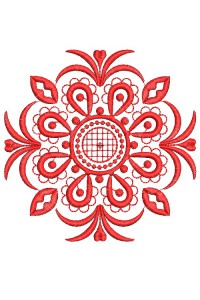 Дизайн для машинной вышивки аистов