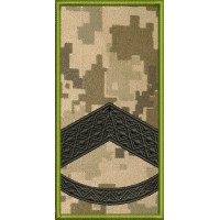 Дизайн для машинної вишивки Погон ЗСУ, Штаб сержант, прапорщик