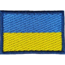 Дизайн машинної вишивки Прапор України, 60*40 мм