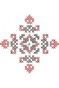 Cross-stitch machine embroidery design. Andriy ornament