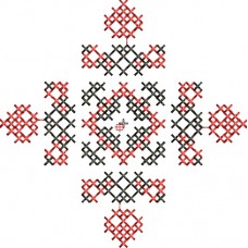 Cross-stitch machine embroidery design. Andriy ornament